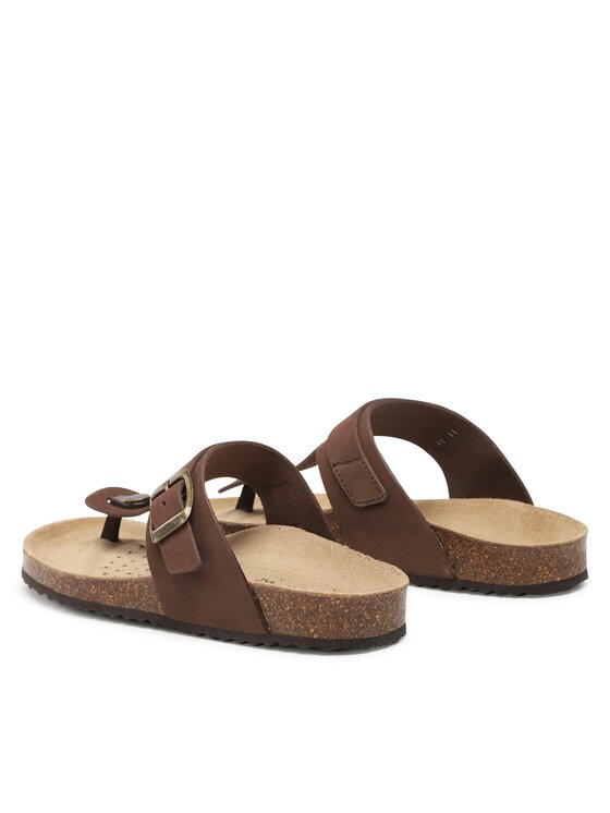 Geox Geox Šlepetės per pirštą D Brionia D35LSK00032C6009 Ruda