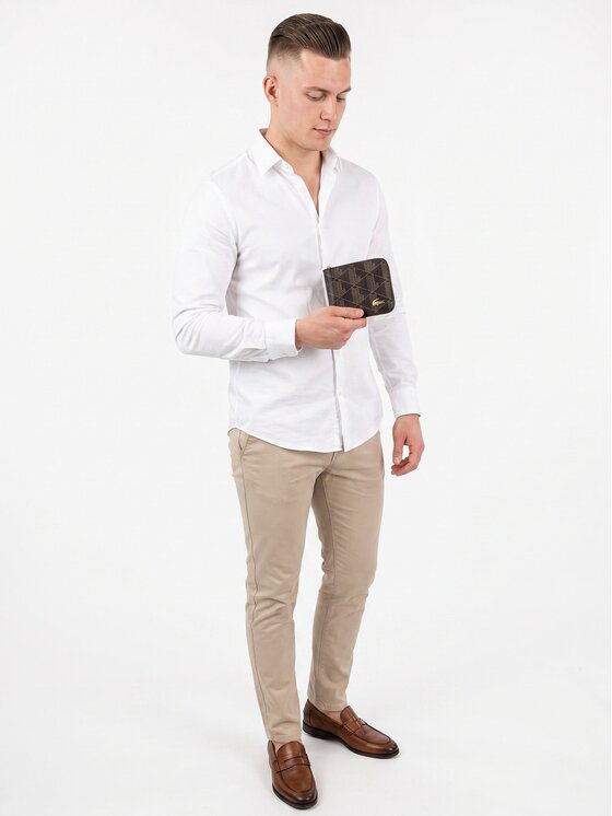 Lacoste Lacoste Portfel 335073 Brązowy