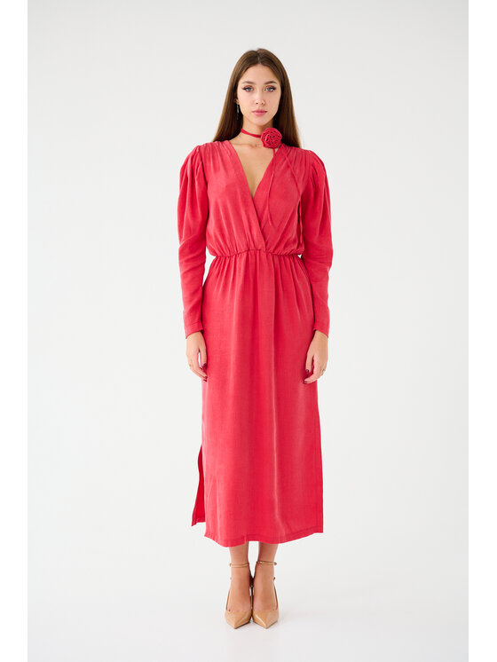 Leimann Leimann Sukienka koktajlowa Victoria Czerwony Feminine Fit