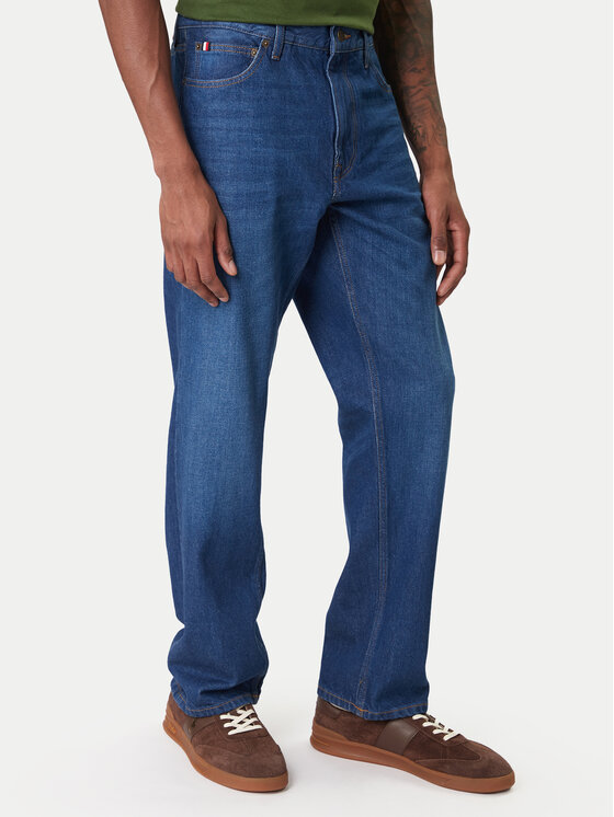 Tommy Hilfiger Tommy Hilfiger Džinsai Dover MW0MW42805 Mėlyna Straight Fit