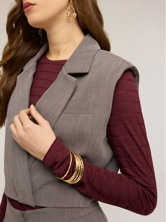 Motivi Motivi Giacca di transizione L024Q000089N0S3 Grigio Regular Fit