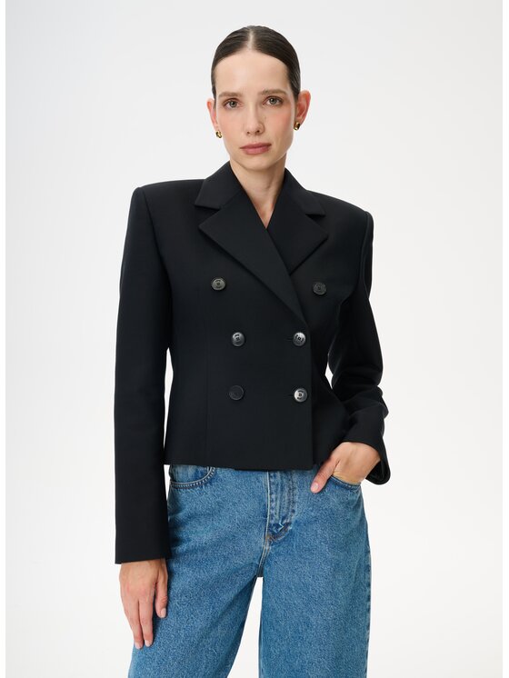 LEBRAND LEBRAND Marynarka Elena Czarny Regular Fit