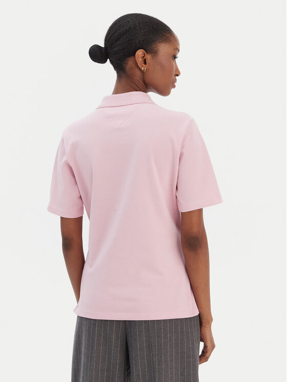 Tommy Hilfiger Tommy Hilfiger Polokošeľa 1985 WW0WW43224 Ružová Regular Fit