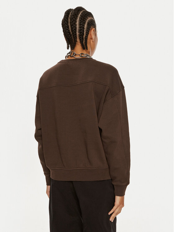 PINKO Pinko Суитшърт Setup 101831 A21P Кафяв Relaxed Fit