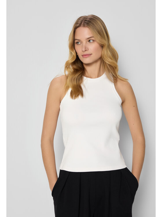 BIZUU BIZUU T-Shirt ALEXIN Biały Standard Fit