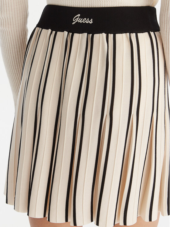 Guess Guess Plisēti svārki V5GD00 Z3D60 Écru Regular Fit