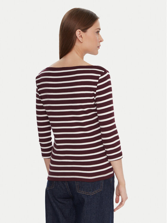 Tommy Hilfiger Tommy Hilfiger Blúz WW0WW40589 Bordó Regular Fit