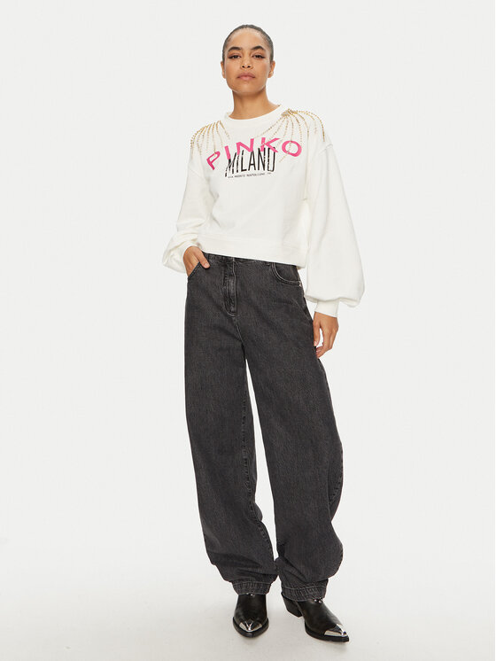 PINKO PINKO Blūze 102827 A1LU Balts Regular Fit