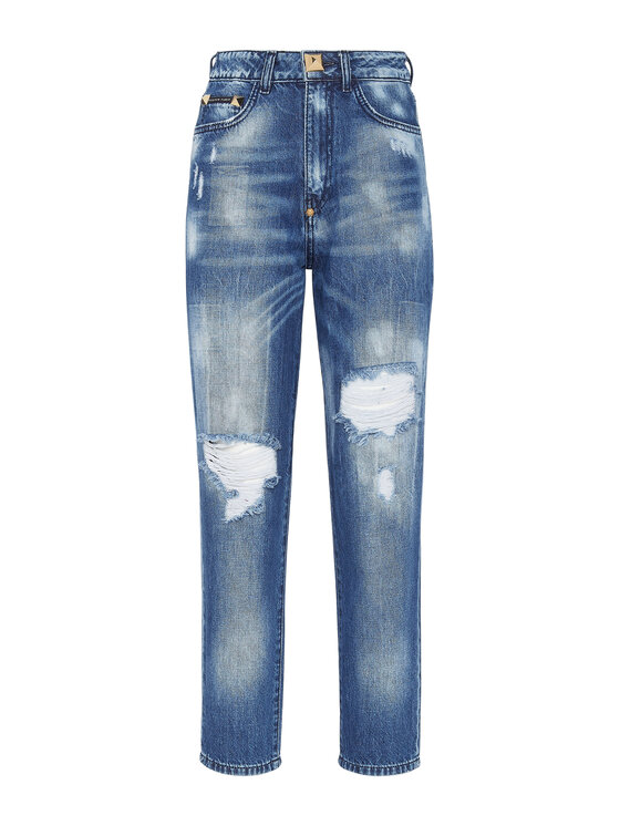 PHILIPP PLEIN PHILIPP PLEIN Jeansy 8611 Niebieski jasny Boyfriend Fit