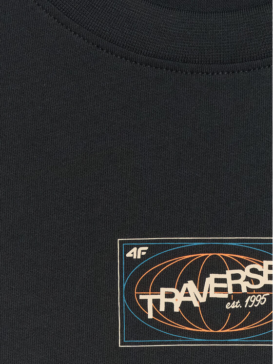4F 4F T-Shirt MISSION READY Czarny Regular Fit