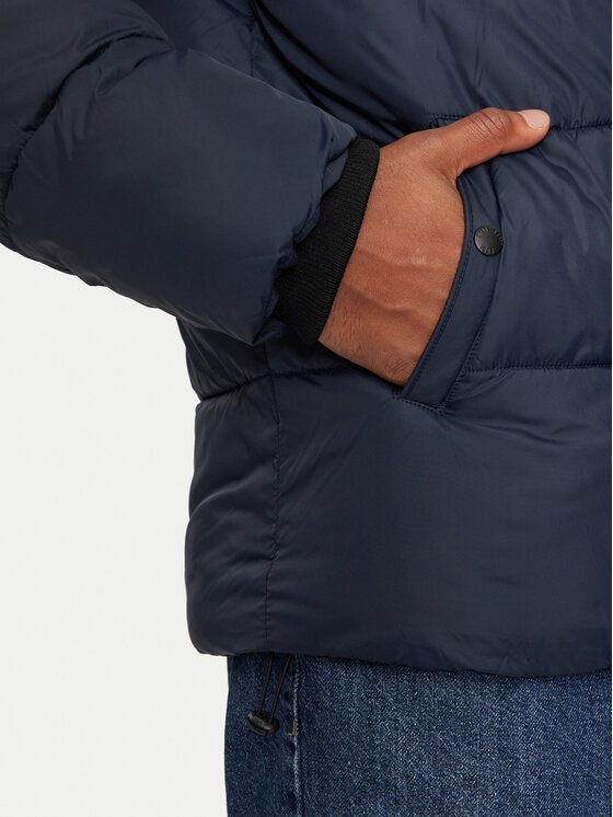 INDICODE INDICODE Vatovaná bunda Alanin 15-802 Tmavomodrá Regular Fit
