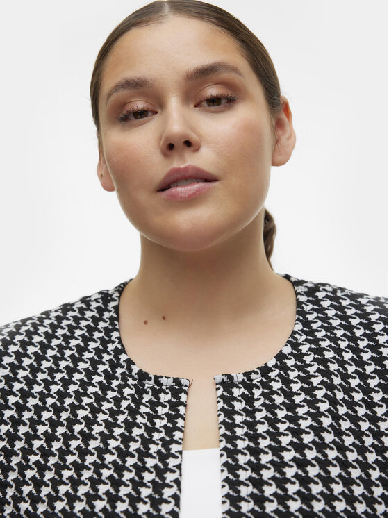 Vero Moda Curve Vero Moda Curve Marynarka Bena 10302003 Czarny Regular Fit