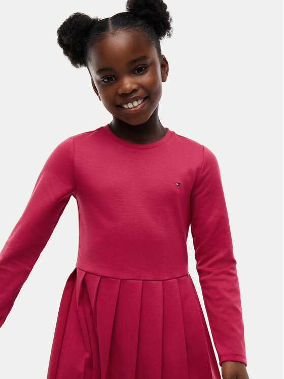 Tommy Hilfiger Tommy Hilfiger Kleid für den Alltag KG0KG09605 Rot A-Line Fit