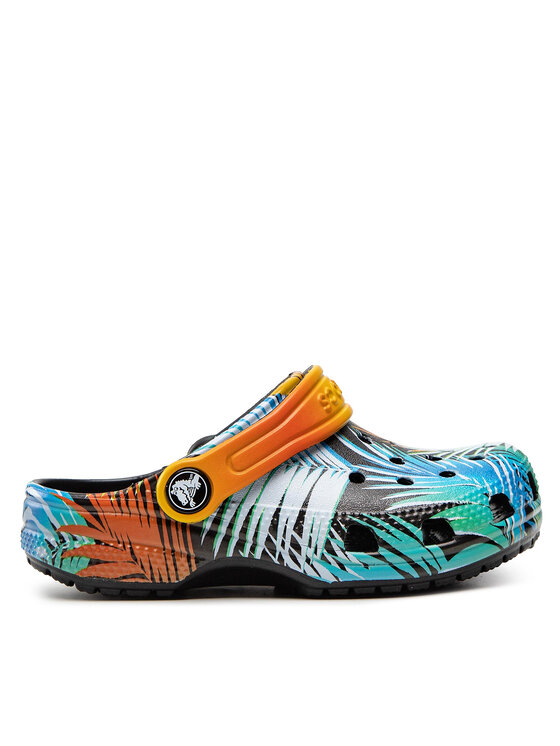 Crocs Pantoletten Classic Pool Party Clog K 207826 Schwarz | Modivo.de