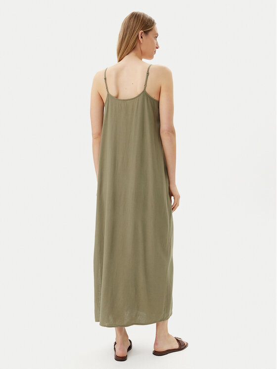 Pieces Pieces Poletna obleka Pia 17151884 Zelena Loose Fit