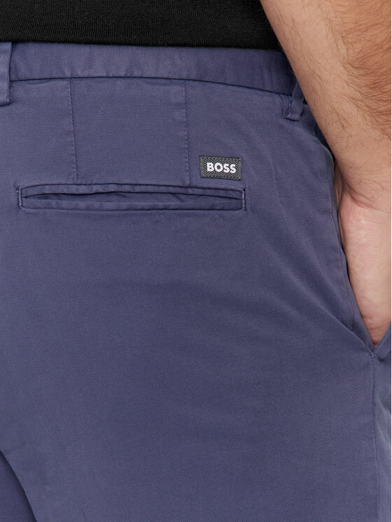 BOSS Boss Čino bikses Kaito1 50487966 Zils Slim Fit