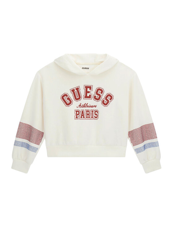 Guess Guess Μπλούζα J6RQ11 KCAY2 Εκρού Regular Fit