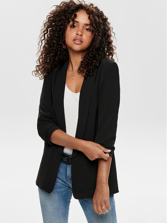 ONLY ONLY Bleizers Elly 15197451 Melns Regular Fit