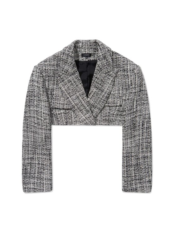 La Mania La Mania Marynarka DONNA Czarny Classic Fit