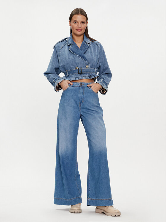 Liu Jo Liu Jo Jeansová bunda UA4233 DS059 Modrá Regular Fit
