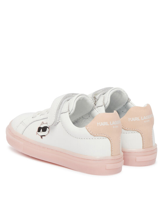 KARL LAGERFELD KARL LAGERFELD Laisvalaikio batai Z31184 M Balta