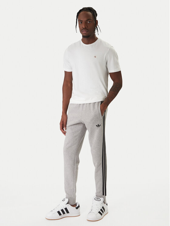 adidas adidas Spodnie dresowe 3-Stripes KE2428 Szary Slim Fit