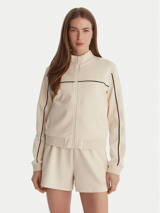 Guess Guess Світшот V6GQ09 K3001 Écru Regular Fit