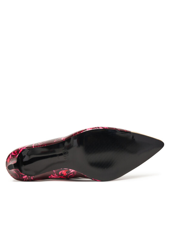 Versace Jeans Couture Versace Jeans Couture Pantofi cu toc subțire 79VA3S50 ZS366 Vișiniu