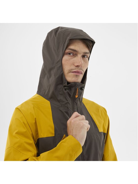 Millet Millet Kurtka przeciwdeszczowa Fitz Roy Jkt M Khaki Regular Fit