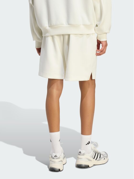 adidas adidas Szorty sportowe Soft Lux KU7929 Kremowy Loose Fit
