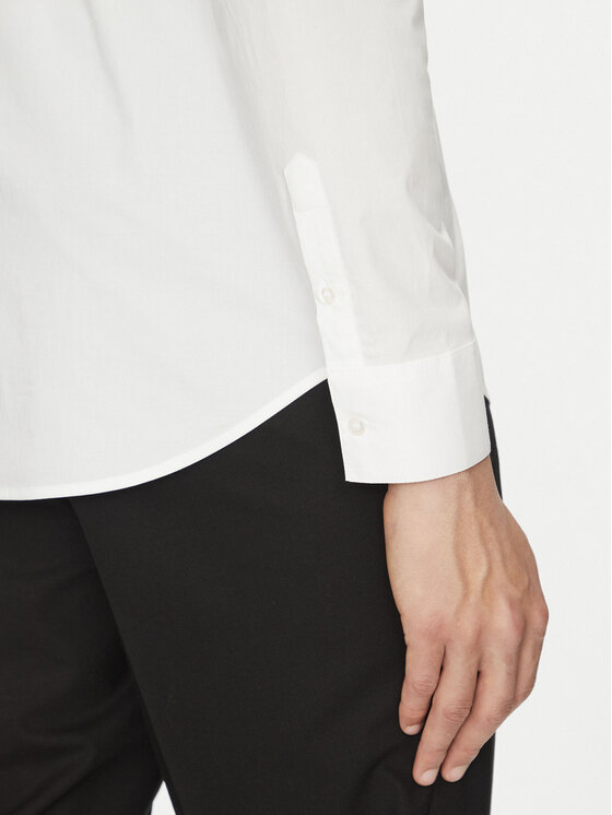 KARL LAGERFELD KARL LAGERFELD Koszula 605911 552671 Biały Slim Fit