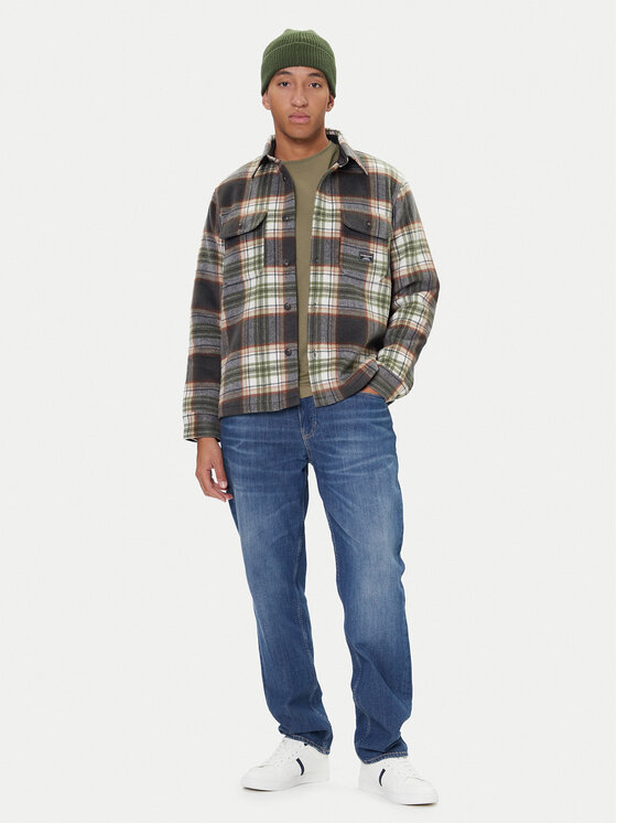 Guess Jeans Guess Jeans Μπουφάν μεταβατικό M5BH68 WI542 Γκρι Regular Fit
