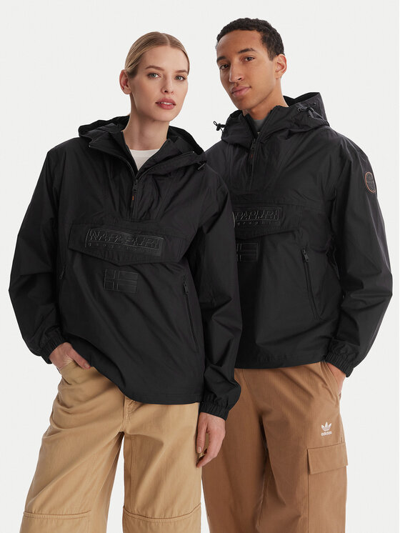 Napapijri Napapijri Bunda anorak RF Next WB NP0A4FI3 Černá Loose Fit