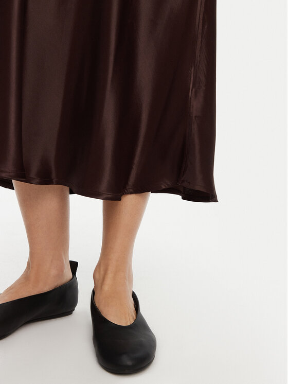 2NDDAY 2NDDAY Midi sukňa Clea 2252153287 Hnedá Regular Fit