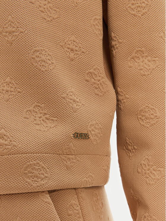 Guess Guess Majica dugih rukava V5YQ04 KBSL2 Bež Regular Fit
