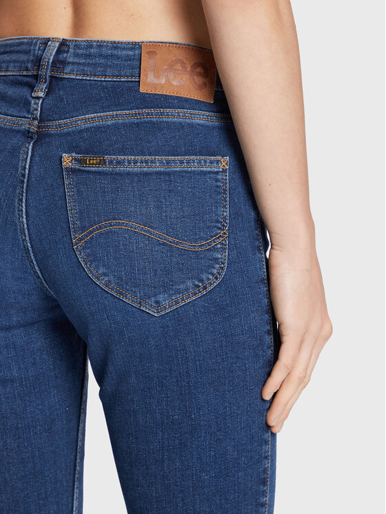 Lee Lee Jeans hlače Elly L305QDKF 112320177 Mornarsko modra Slim Fit