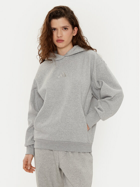 adidas adidas Bluză ALL SZN Fleece IY6760 Gri Loose Fit