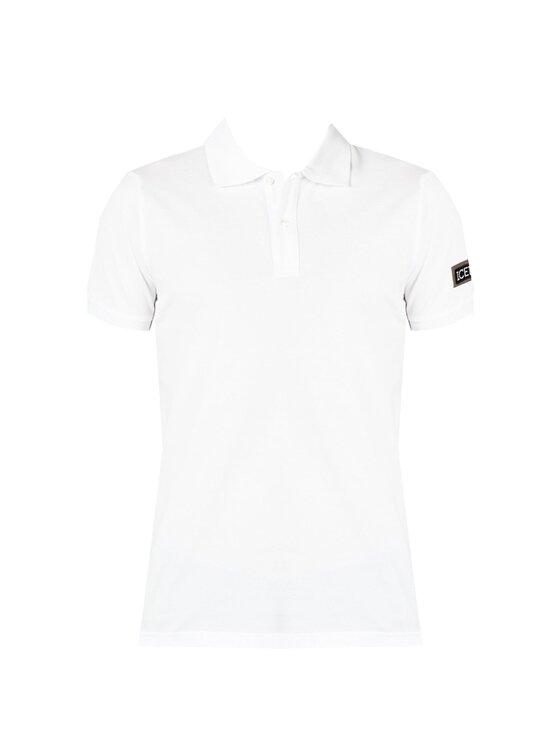 Iceberg Iceberg Polokošile F031631A Bílá Regular Fit