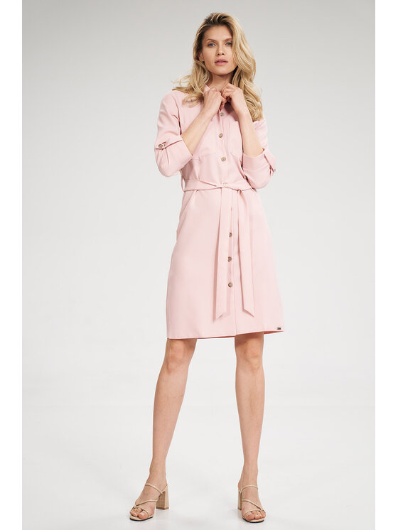 FIGL FIGL Φόρεμα M701 Ροζ Regular Fit