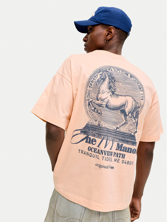 Jack & Jones Jack & Jones Футболка Maine 12291780 Рожевий Regular Fit