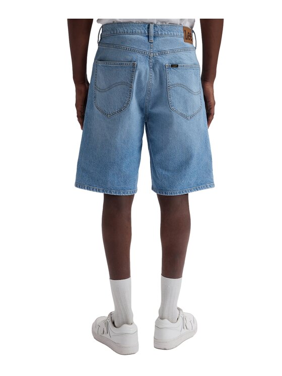 Lee Lee Szorty jeansowe Asher Short Niebieski Relaxed Fit