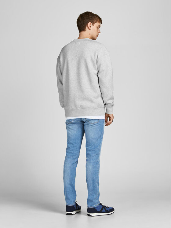 Felpa 12204796 Grigio Relaxed Fit