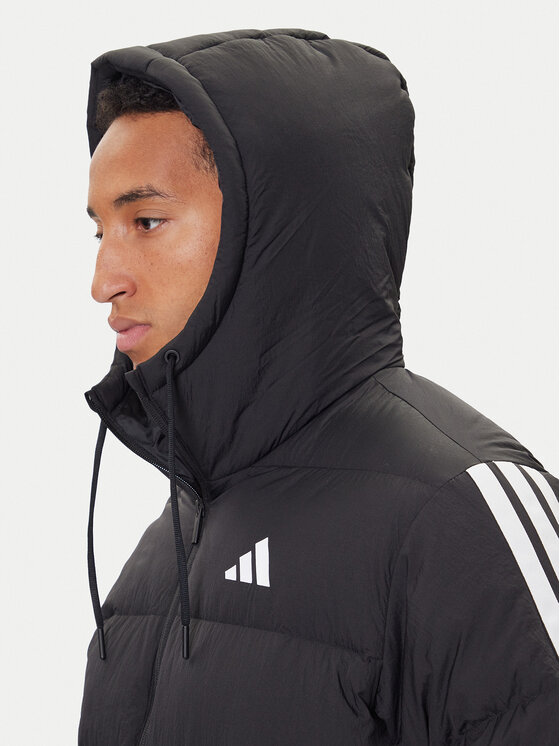 adidas adidas Pūkinė striukė Essentials Climawarm 3-Stripes JM4165 Juoda Regular Fit