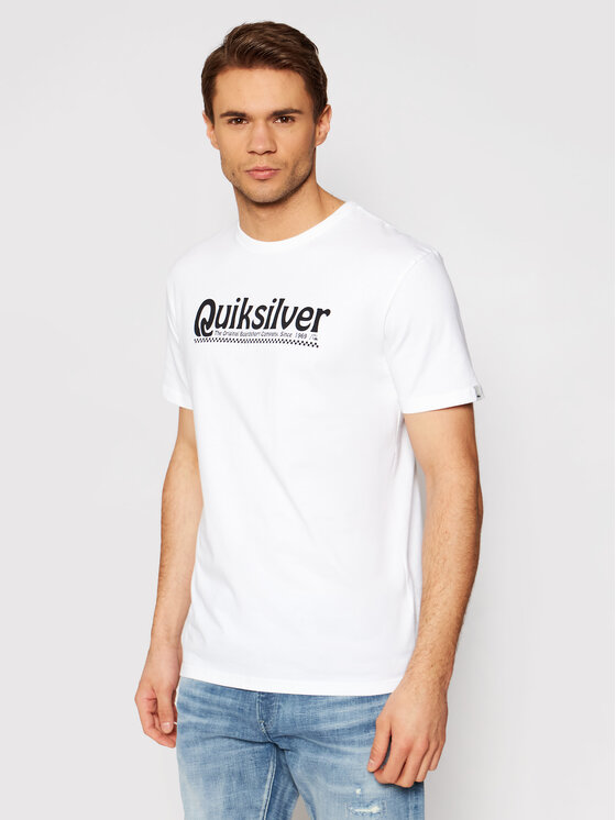 Quiksilver Quiksilver Tričko New Slang Ss EQYZT05754 Biela Regular Fit