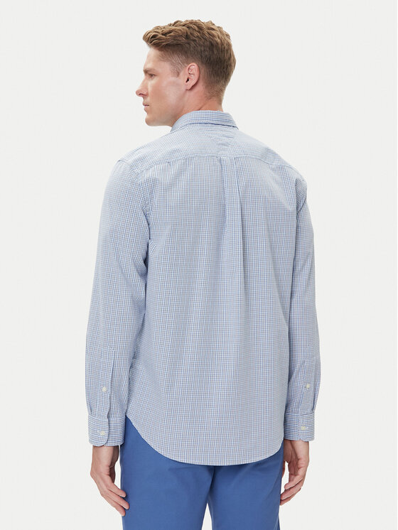 Tommy Hilfiger Tommy Hilfiger Srajca MW0MW39459 Modra Regular Fit