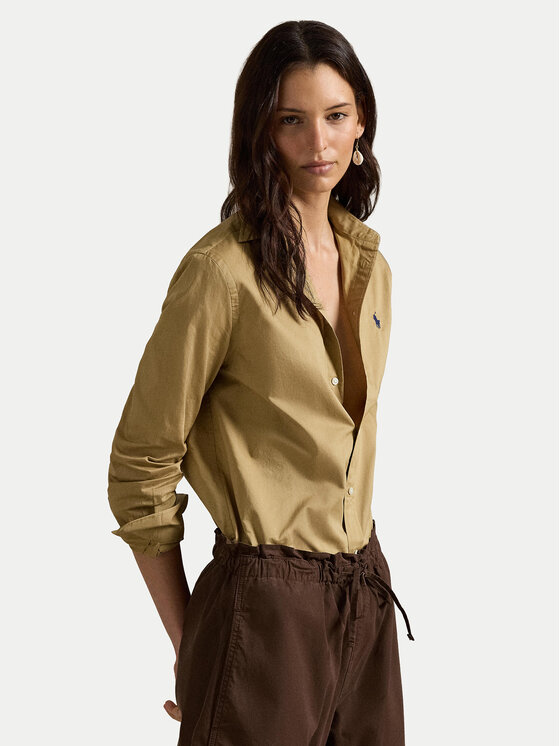 Polo Ralph Lauren Polo Ralph Lauren Marškiniai 211A92177012 Smėlio Classic Fit