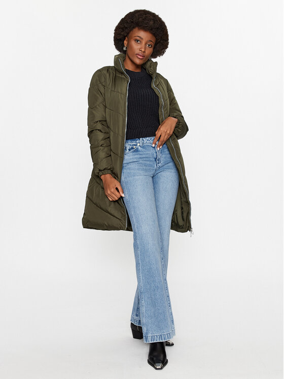 JDY JDY Zimska jakna 15305658 Zelena Regular Fit