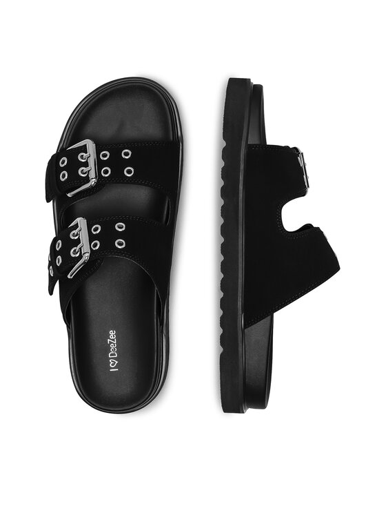 DeeZee DeeZee Klapki HY86009-16 Czarny
