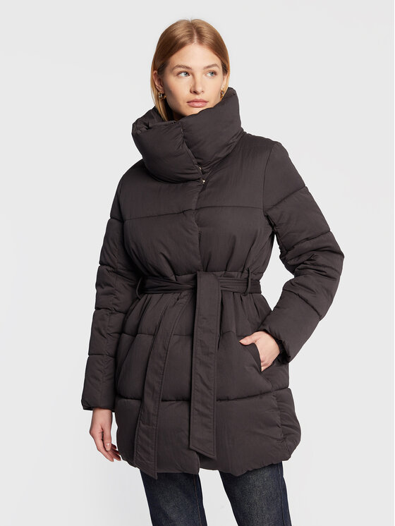 Sisley Sisley Winterjacke 26H9LN01S Schwarz Oversize
