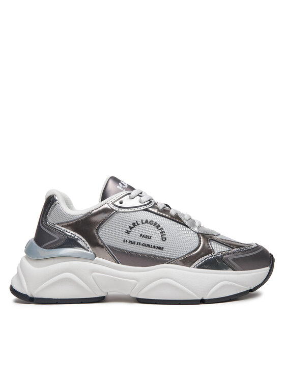 Sneakers KARL LAGERFELD Komet KL65638M Argintiu